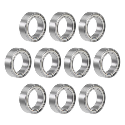 Harfington Deep Groove Ball Bearings Metric Double Shielded Chrome Steel Roller ABEC1 Z1