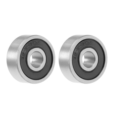 Harfington Deep Groove Ball Bearings Metric Double Sealed Chrome Steel Rollers