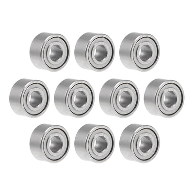 Harfington Deep Groove Ball Bearings Metric Double Shielded Chrome Steel Roller ABEC1 Z1