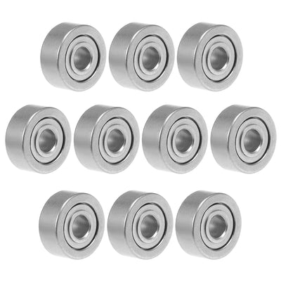 Harfington Deep Groove Ball Bearings Metric Double Shielded Chrome Steel Roller ABEC1 Z1