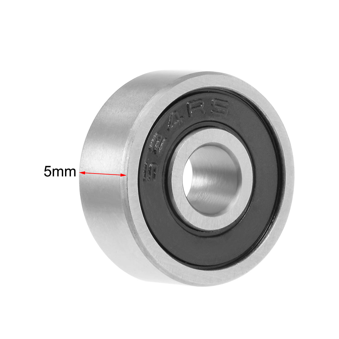 uxcell Uxcell Deep Groove Ball Bearings Metric Double Sealed Chrome Steel ABEC1