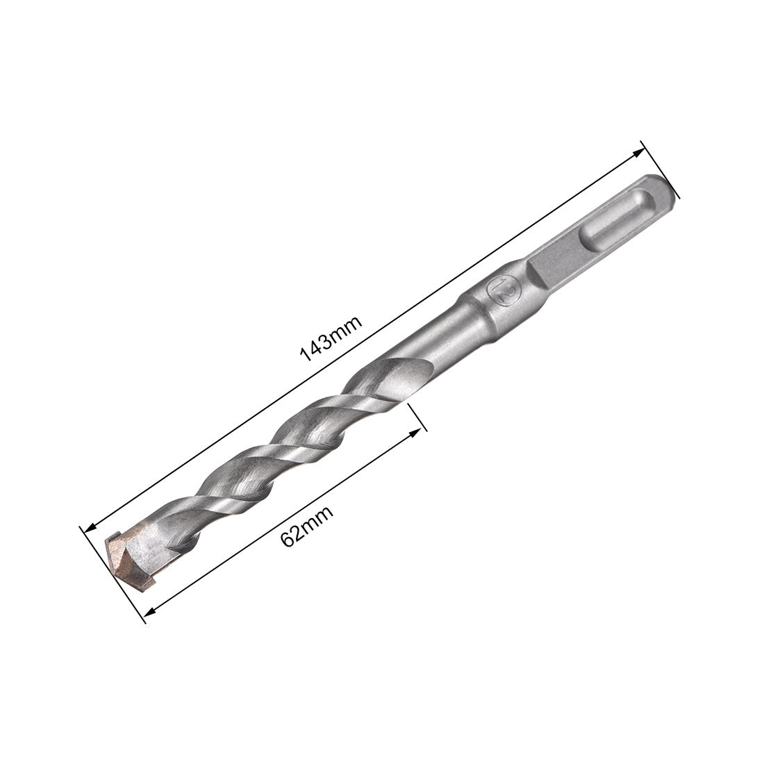 Harfington YG8C Tungsten Steel Hollow Square Shank Drill