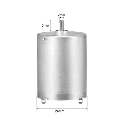 Harfington 2 PCS High Speed Motor DC 12V 8600-8700RPM for DIY RC Cars Remote Control