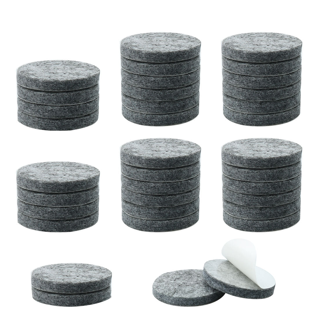 Harfington Felt Pads Grippers Round Self Stick Anti Slip 36pcs