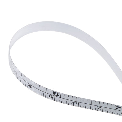 Harfington Measuring Tape Retractable 3.28Ft 1 Meter Plastic Case Metric Tape Measure Ruler 2pcs