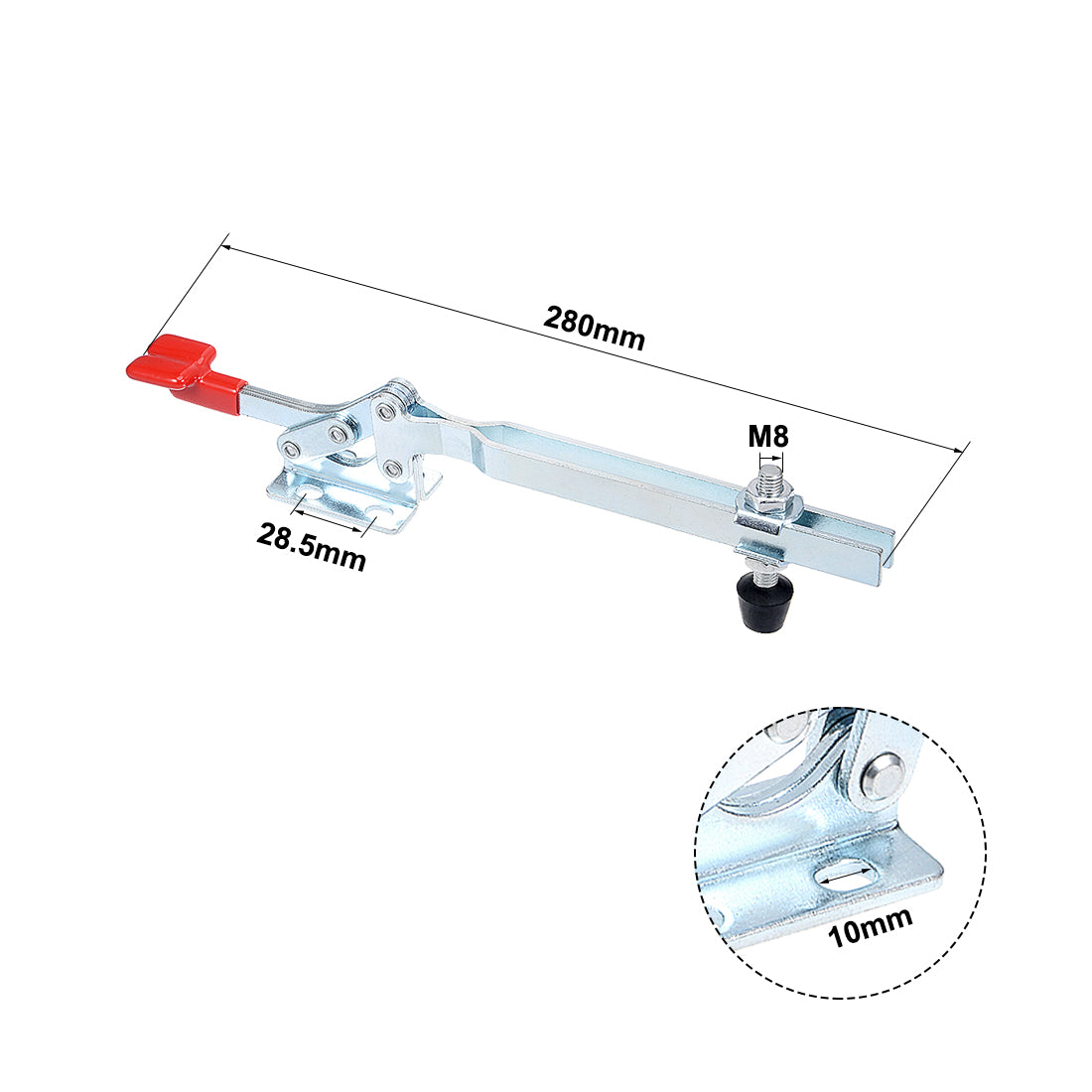 Harfington Toggle Clamp GH-22185 Horizontal Clamp Quick Release Tool 250Kg 550lbs Capacity