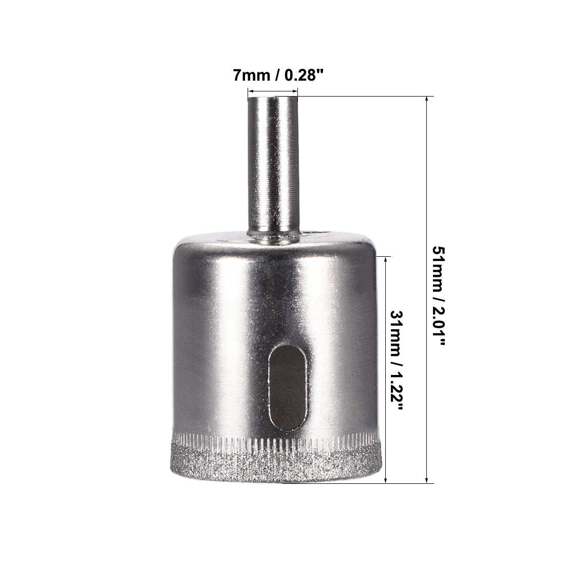 Harfington Diamond Drill Bits Hole Saws for Glass Ceramic Porcelain Tiles 8 Pcs