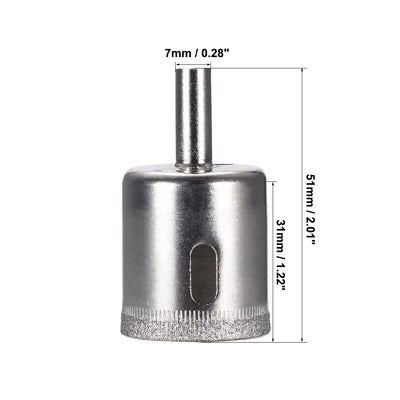 Harfington Diamond Drill Bits Hole Saws for Glass Ceramic Porcelain Tiles 8 Pcs