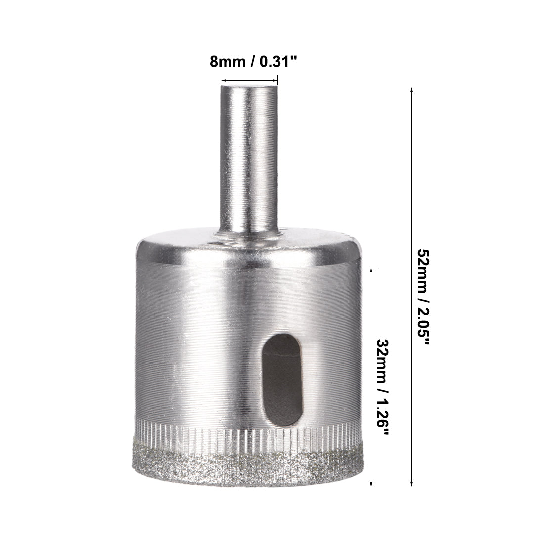 Harfington Diamond Drill Bits Hole Saws for Glass Ceramic Porcelain Tiles 8 Pcs