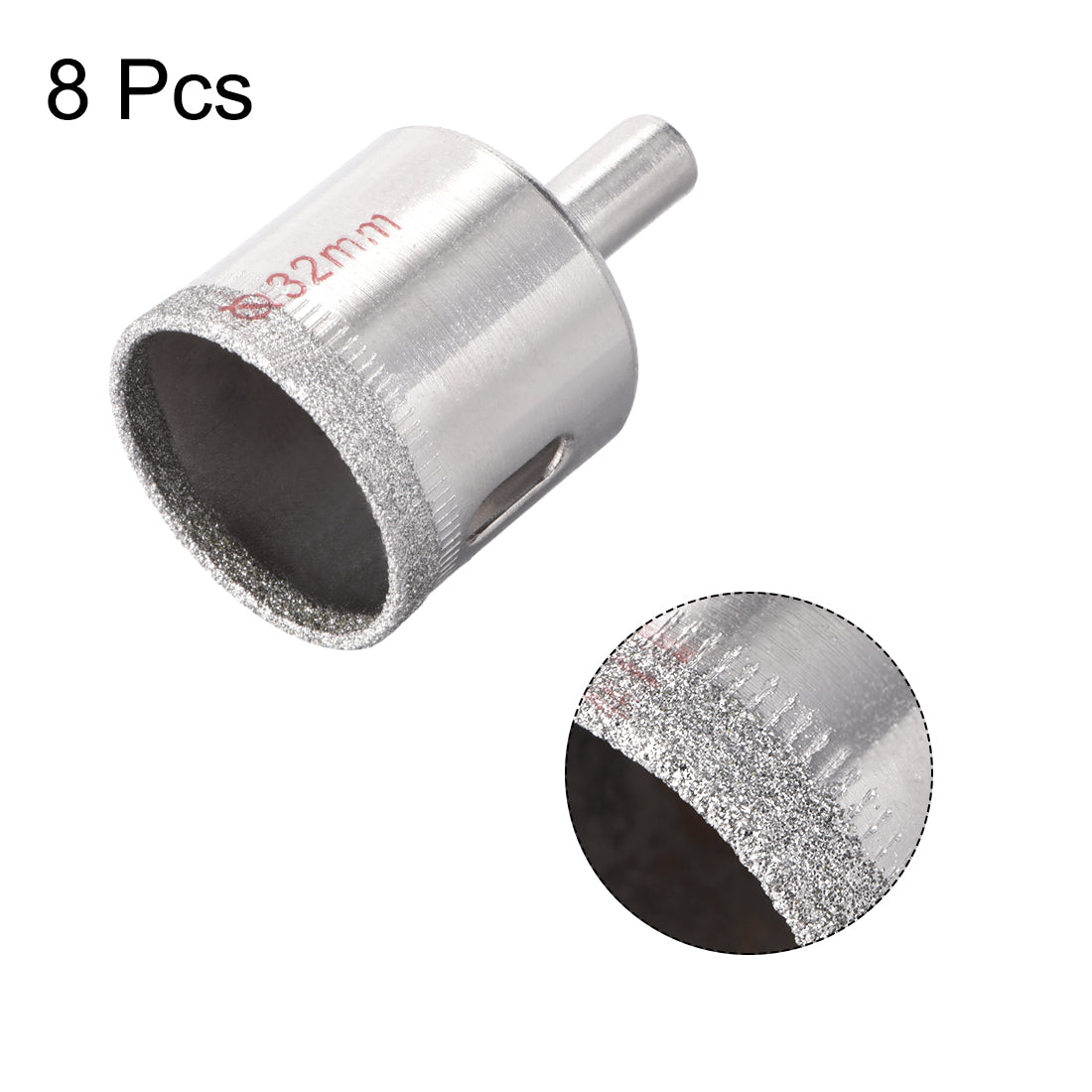 Harfington Diamond Drill Bits Hole Saws for Glass Ceramic Porcelain Tiles 8 Pcs