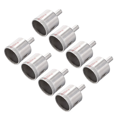 Harfington Diamond Drill Bits Hole Saws for Glass Ceramic Porcelain Tiles 8 Pcs