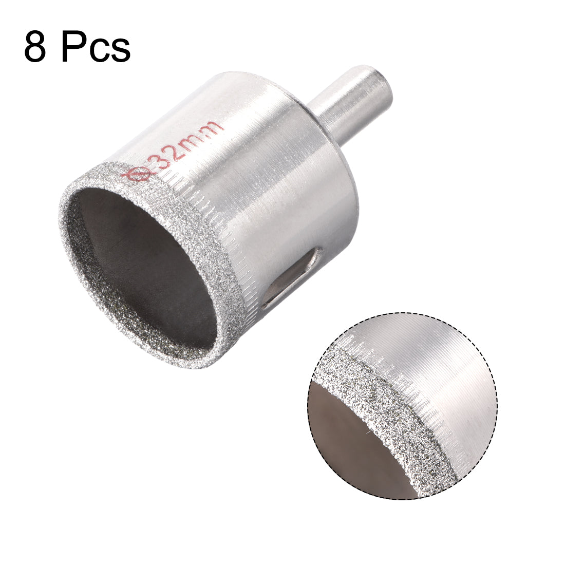 Harfington Diamond Drill Bits Hole Saws for Glass Ceramic Porcelain Tiles 8 Pcs