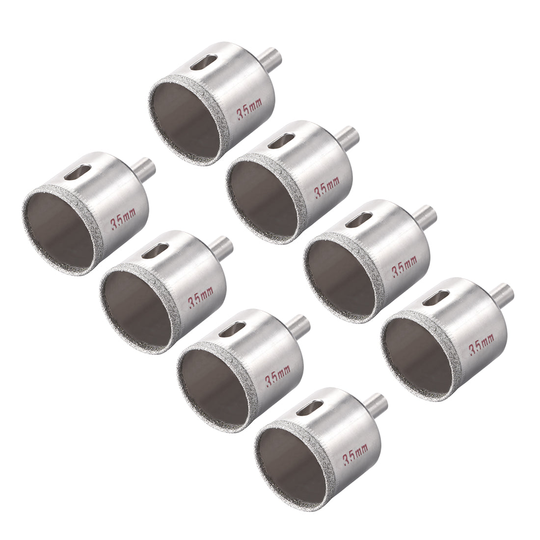 Harfington Diamond Drill Bits Hole Saws for Glass Ceramic Porcelain Tiles 8 Pcs