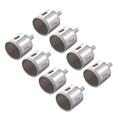 Harfington Diamond Drill Bits Hole Saws for Glass Ceramic Porcelain Tiles 8 Pcs