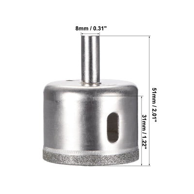 Harfington Diamond Drill Bits Hole Saws for Glass Ceramic Porcelain Tiles 2 Pcs