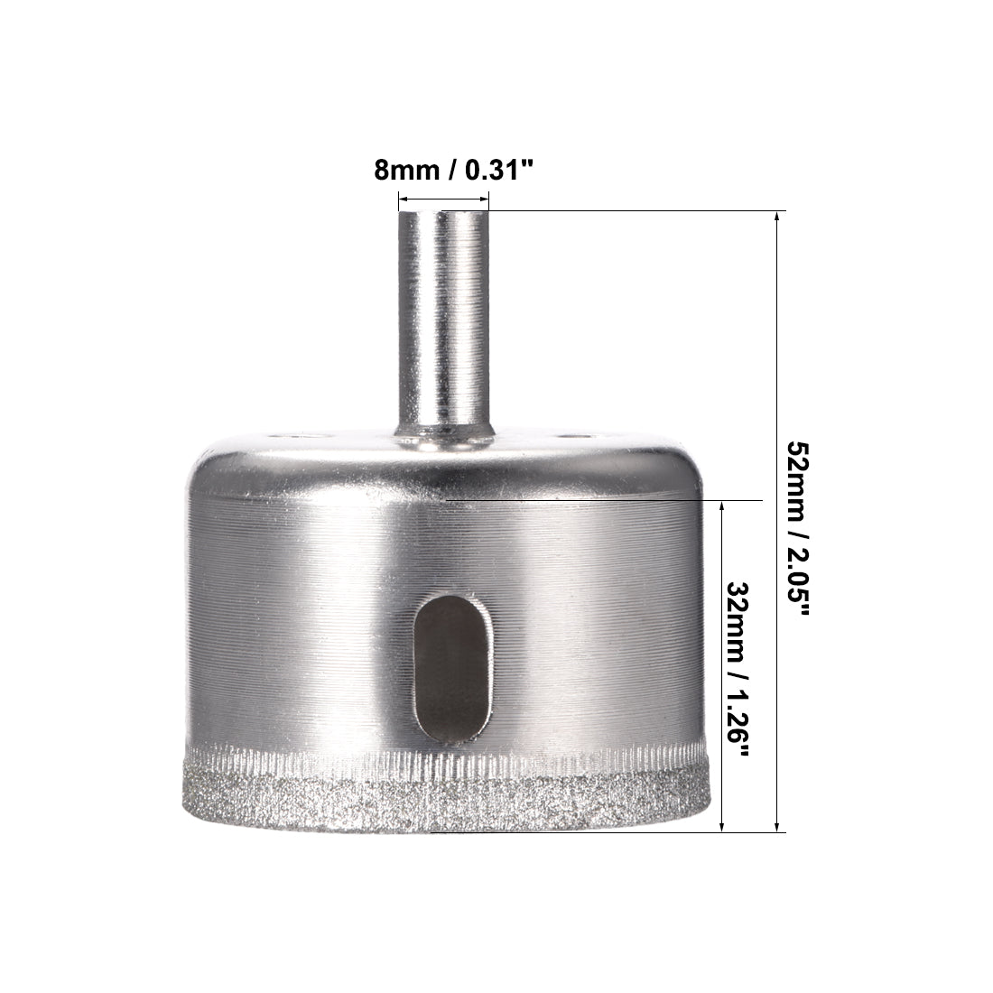 Harfington Diamond Drill Bits Hole Saws for Glass Ceramic Porcelain Tiles 2 Pcs