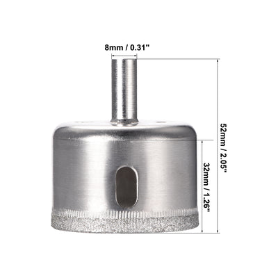 Harfington Diamond Drill Bits Hole Saws for Glass Ceramic Porcelain Tiles 2 Pcs