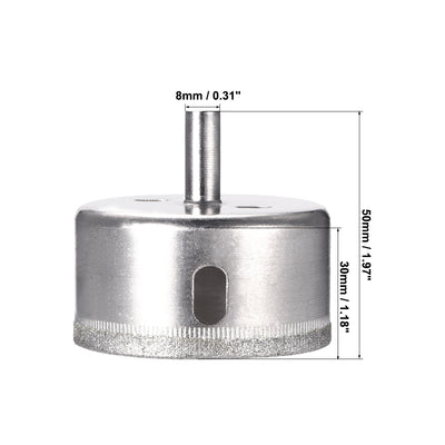 Harfington Diamond Drill Bits Hole Saws for Glass Ceramic Porcelain Tile