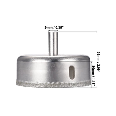 Harfington Diamond Drill Bits Hole Saws for Glass Ceramic Porcelain Tile