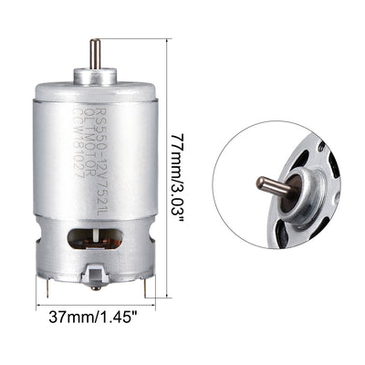 Harfington 12V 21000RPM DC Motor for DIY Electric, Electronic Projects, Drills,Saw Repair