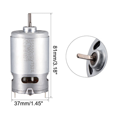Harfington 12V 21000RPM DC Motor for DIY Electronic Drills, Robots,Power Tool,Engine