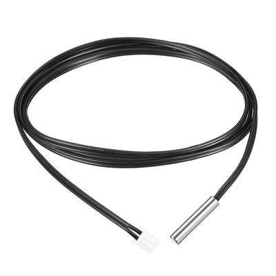 Harfington 15K NTC Thermistor Probe 19.7 Inch Stainless Steel Sensitive Temperature Temp Sensor for Air Conditioner