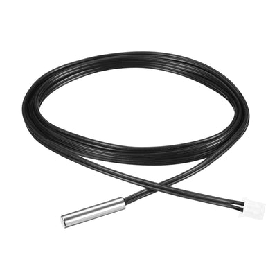 Harfington 15K NTC Thermistor Probe 39.4 Inch Stainless Steel Sensitive Temperature Temp Sensor for Air Conditioner