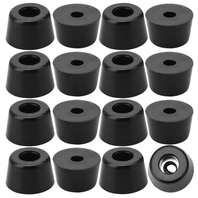 Harfington 16pcs Rubber Feet Bumper Floor Protector for Furniture Chair Feet with Washer