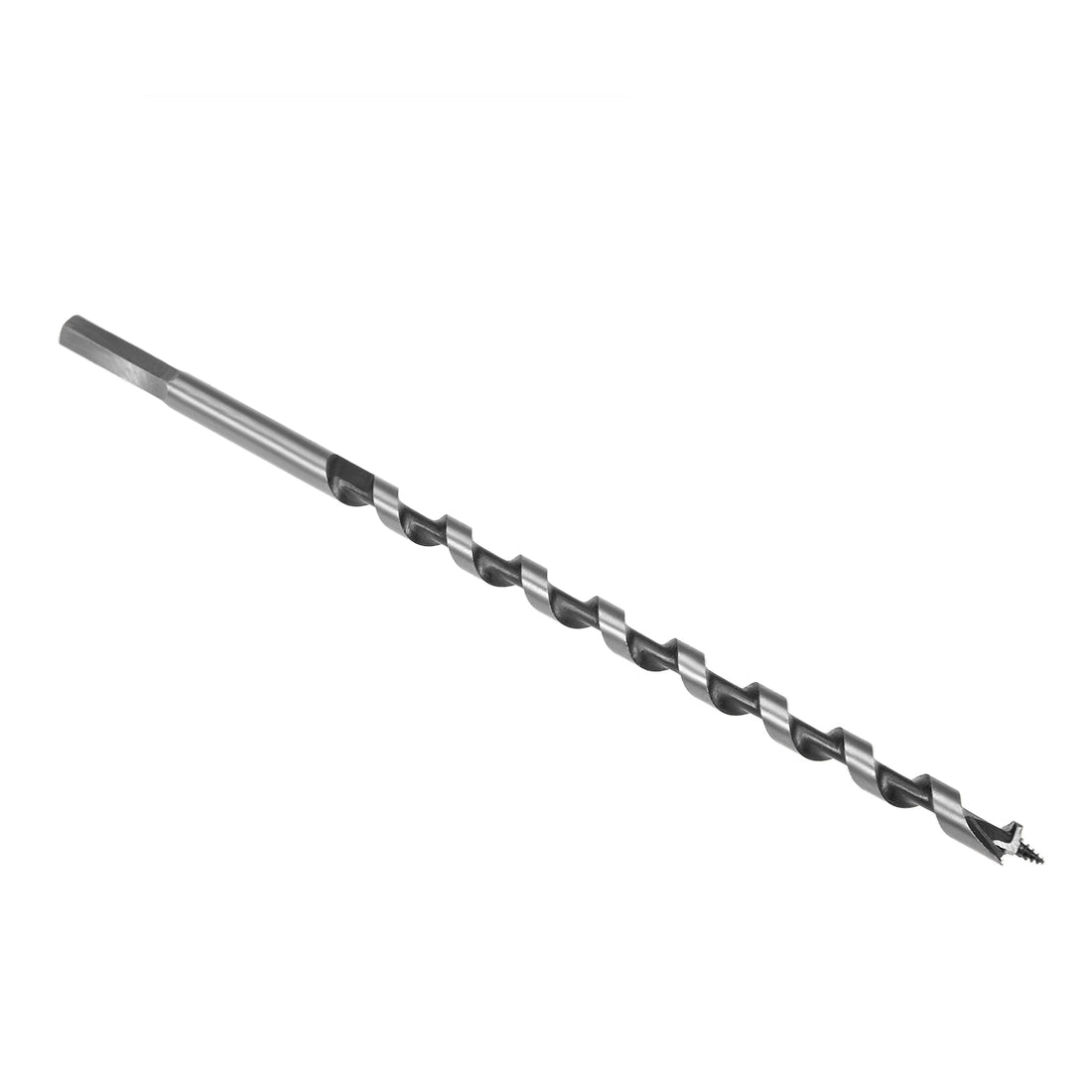 Harfington Auger Drill Bit Wood Hex Shank 8mm Cutting Dia High Carbon Steel for Electric Bench Drill Woodworking Carpentry