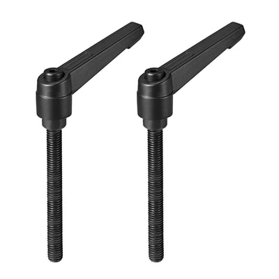 Harfington Handles Adjustable Clamping Lever Thread Ratchet Male Threaded Stud 2Pack