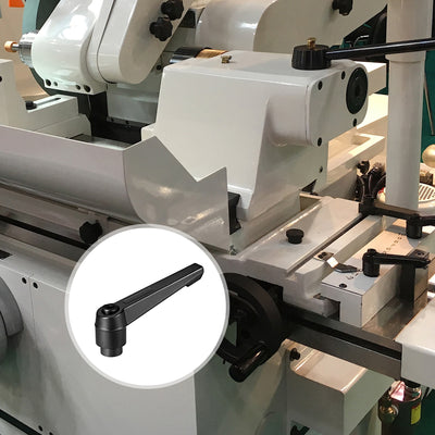 Harfington M6x1.0mm Handle Adjustable Clamping Lever Thread Push Button Ratchet Female Threaded Stud 6 Pcs