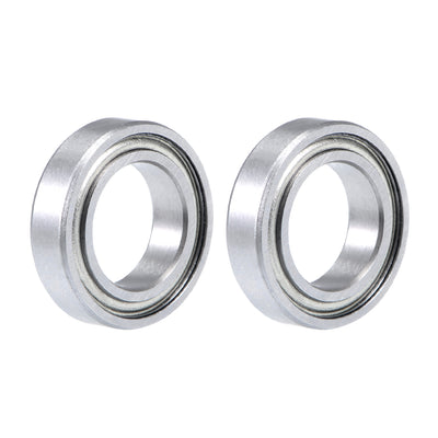 uxcell Uxcell Deep Groove Ball Bearings Double Shielded Chrome Steel Z1 P0