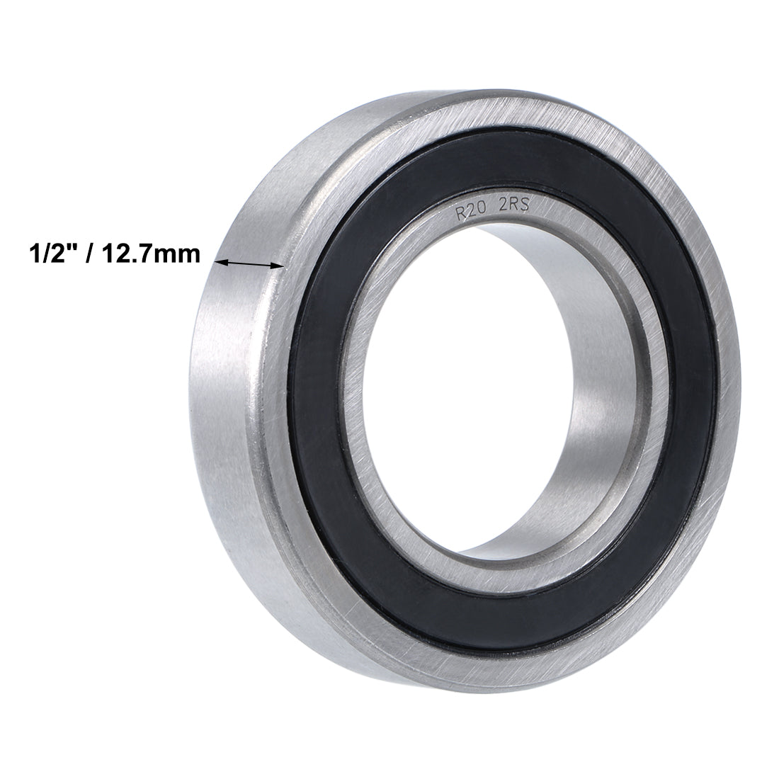 uxcell Uxcell Deep Groove Ball Bearings Inch Double Sealed Chrome Steel ABEC1 Z1