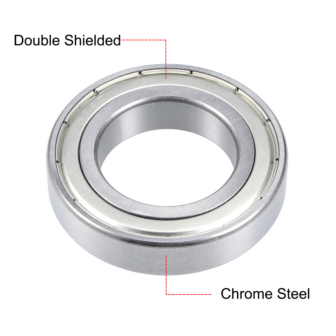 uxcell Uxcell Deep Groove Ball Bearings Inch Double Shielded Chrome Steel ABEC1 Z1