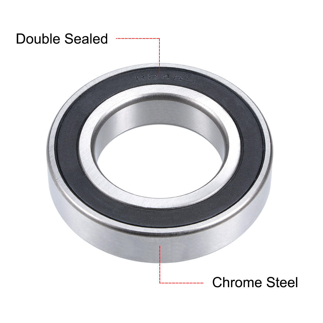 uxcell Uxcell Deep Groove Ball Bearings Inch Double Sealed Chrome Steel ABEC1 Z1