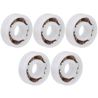 Harfington 6000 POM Plastic Bearings 10x26x8mm Glass Ball Nylon Cage 5pcs