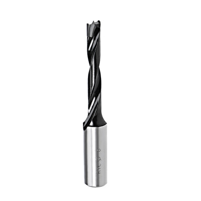 Harfington Brad Point Drill Bits for Wood 6mm x 70mm Forward Turning HSS for Woodworking Carpentry Drilling Tool