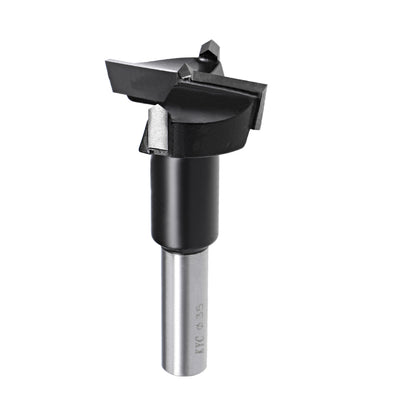 Harfington Brad Point Drill Bits for Wood 35mm x 70mm Forward Turning HSS for Woodworking Carpentry Drilling Tool