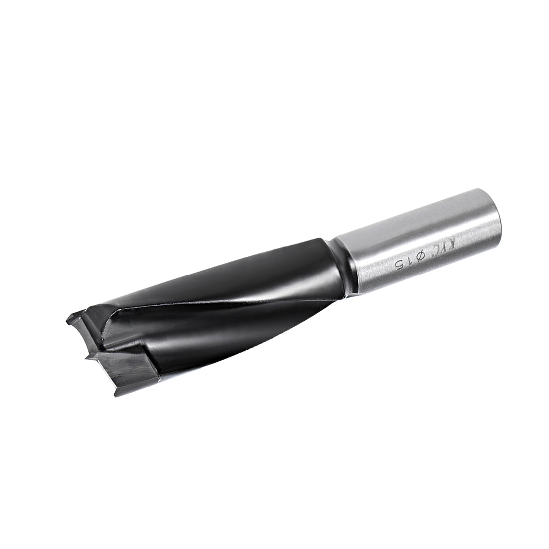 Harfington Brad Point Drill Bits for Wood 15mm x 70mm Forward Turning HSS for Woodworking Carpentry Drilling Tool