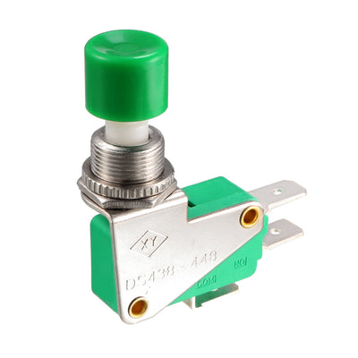 Harfington 16A 125/250VAC SPDT NO NC 3-Terminals Push Button Type Micro Action Switch