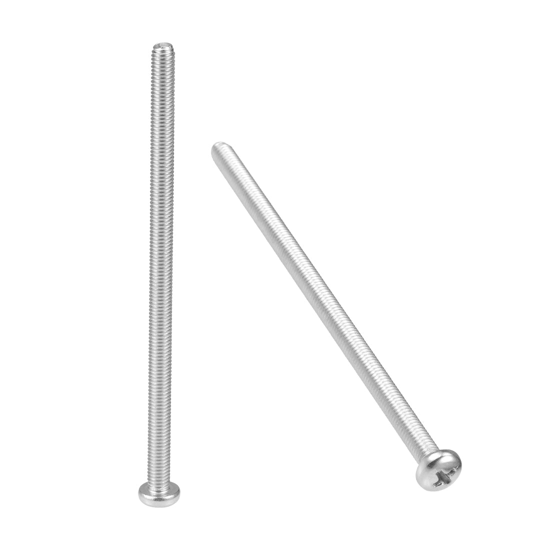 Harfington Machine Screws Pan Phillips Cross Head Screw 304 Stainless Steel Fasteners Bolts, 5Pcs