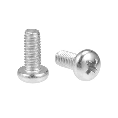 Harfington 20Pcs Stainless Steel Pan Phillips Head Machine Screw