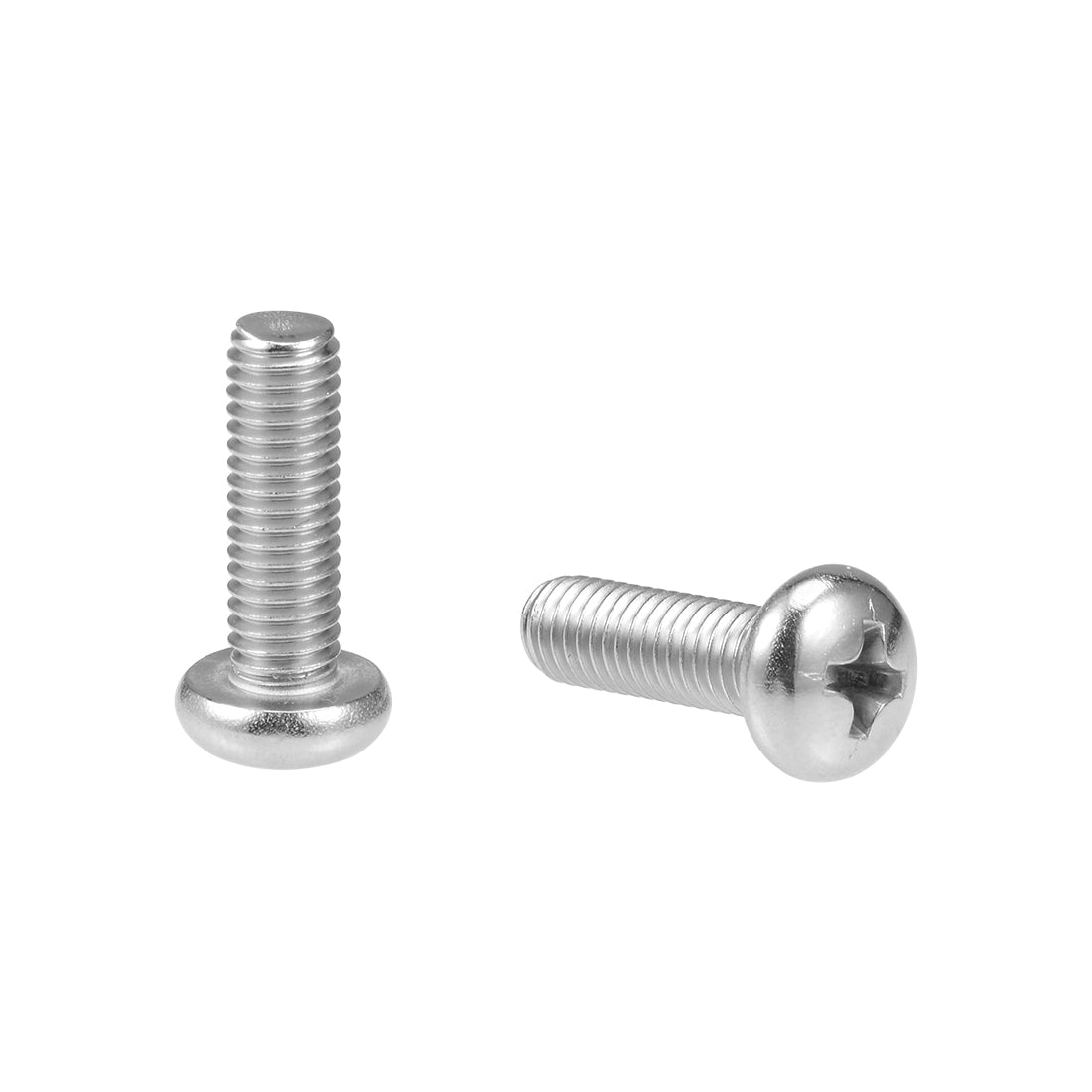 Harfington 50Pcs Stainless Steel Pan Phillips Head Machine Screw