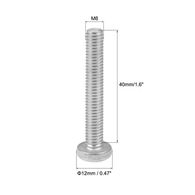 Harfington Machine Screws Pan Phillips Head Screw 304 Stainless Steel Fasteners Bolts 20Pcs
