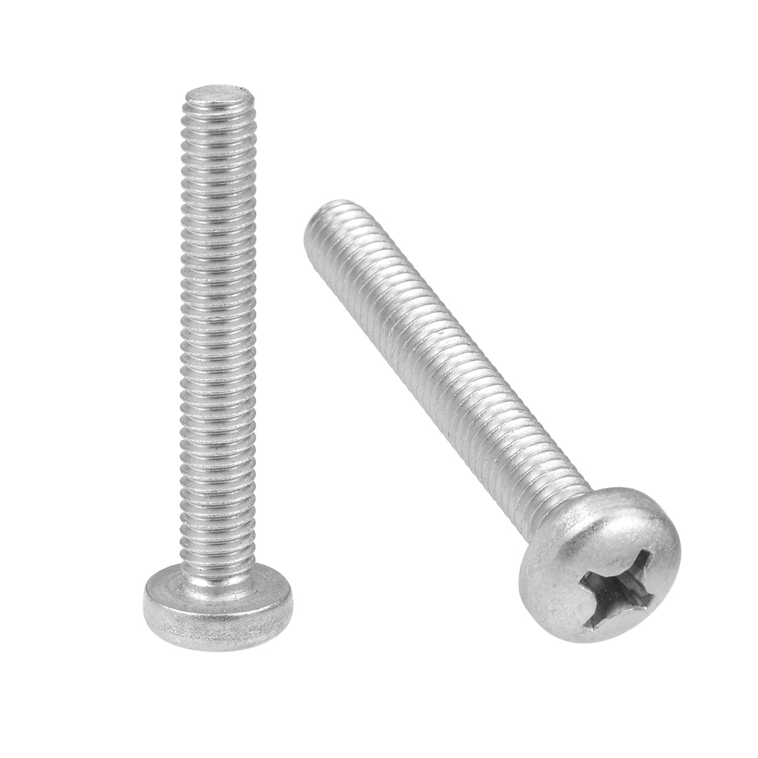 Harfington Machine Screws Pan Phillips Head Screw 304 Stainless Steel Fasteners Bolts 20Pcs