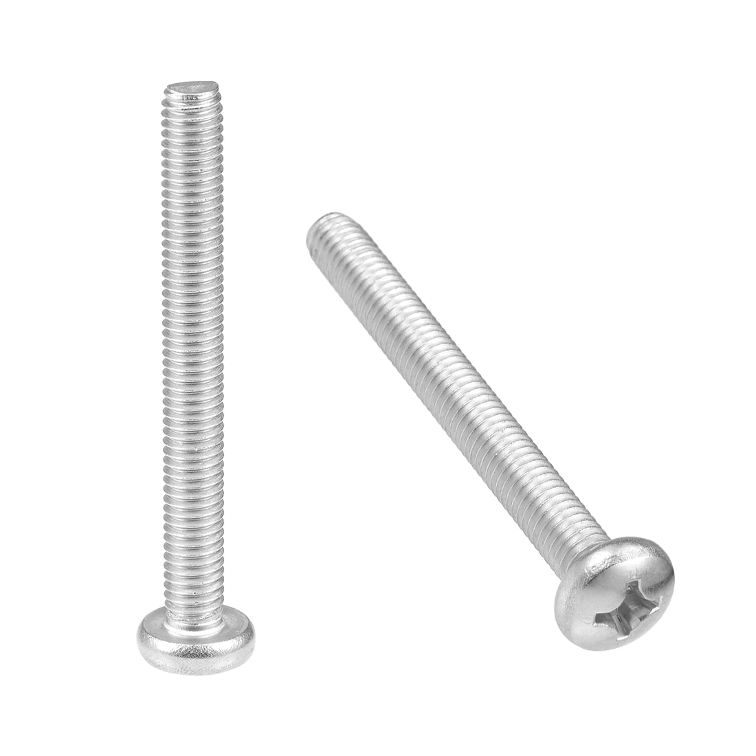 Harfington Machine Screws Pan Phillips Head Screw 304 Stainless Steel Fasteners Bolts 20Pcs