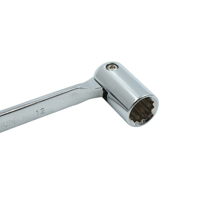 Harfington Stainless Steel 10mm 12mm Car Double Socket Wrench Metric Ratchet Spanner