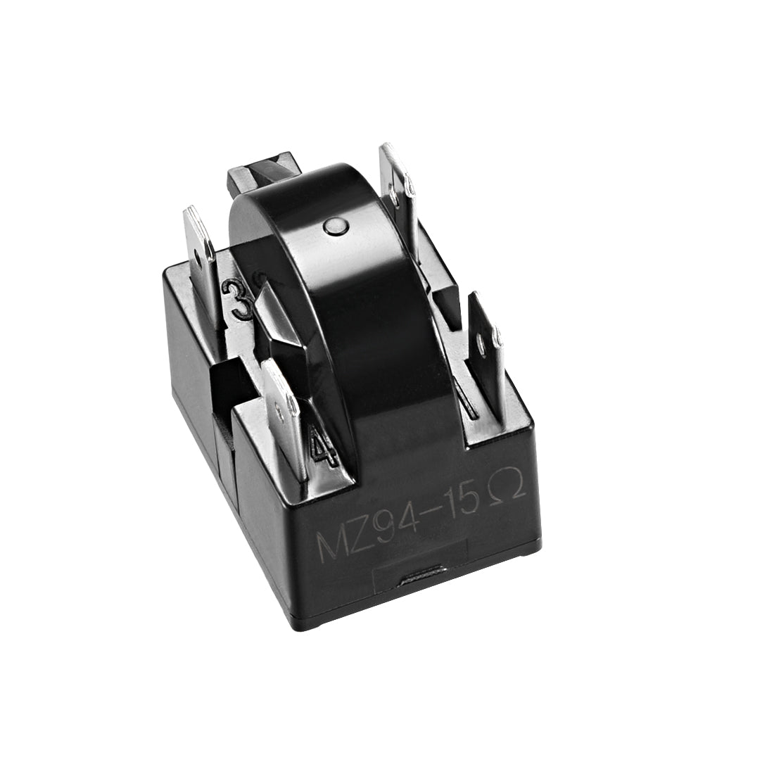 Harfington 15 Ohm 4 Pin Refrigerator  Starter Relay Black