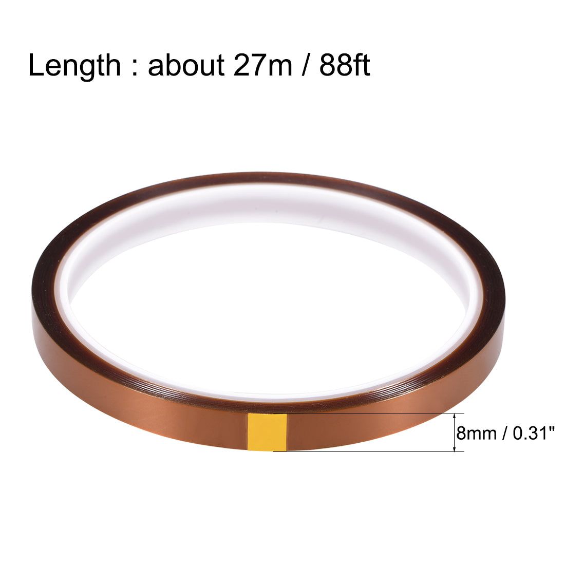 Harfington Heat Resistant Tape - High Temperature Heat Transfer Tape Polyimide Film Adhesive Tape