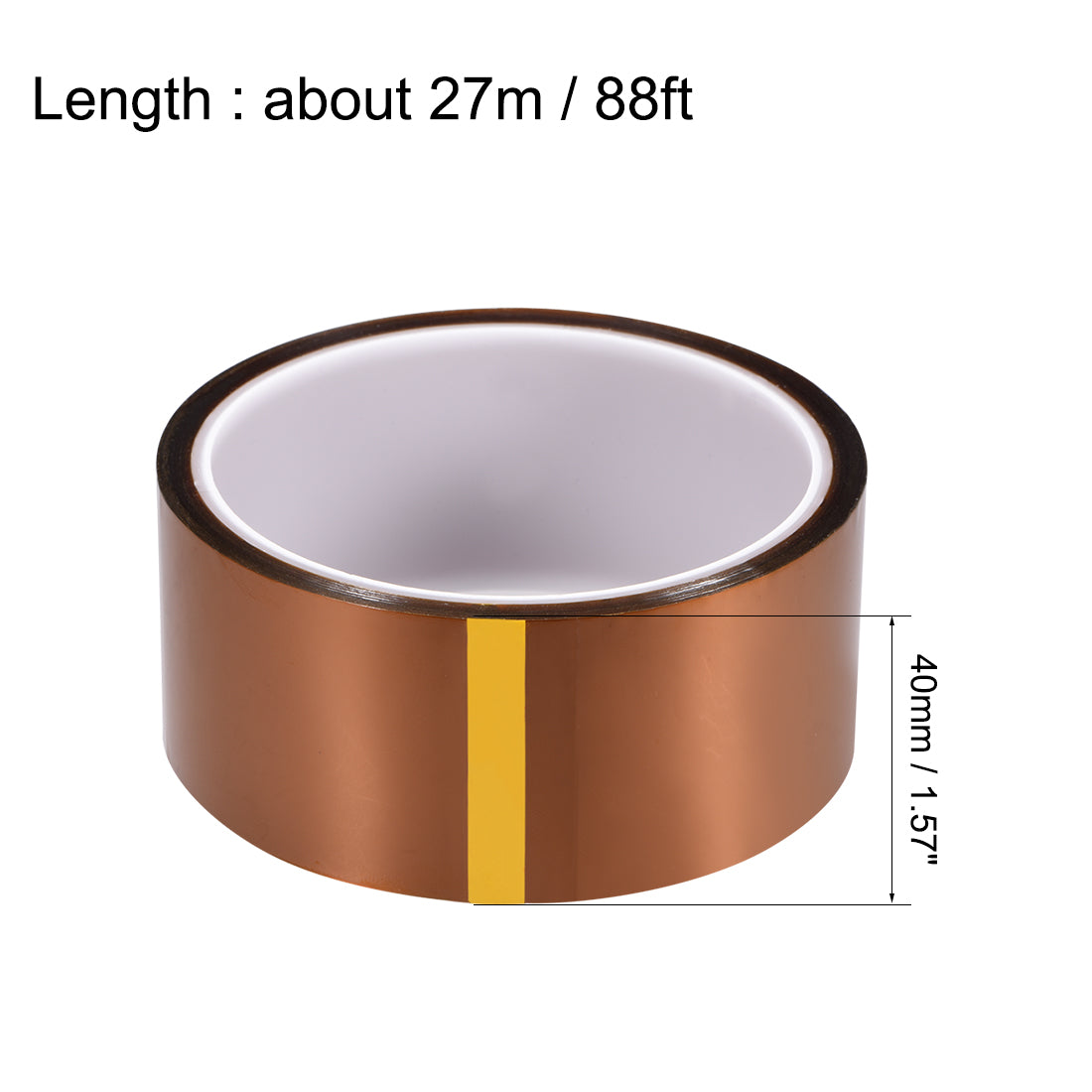 Harfington Heat Resistant Tape - High Temperature Heat Transfer Tape Polyimide Film Adhesive Tape